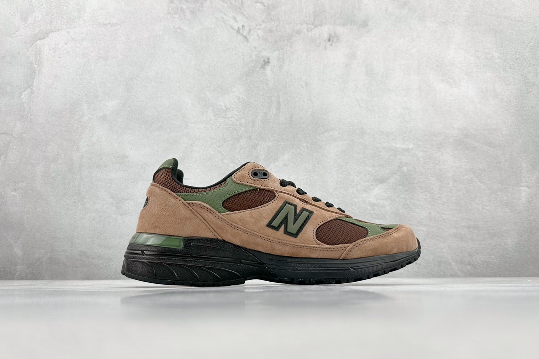 AIME LEON DORE x New Balance MR993ALD joint brown third generation presidential retro jogging shoes