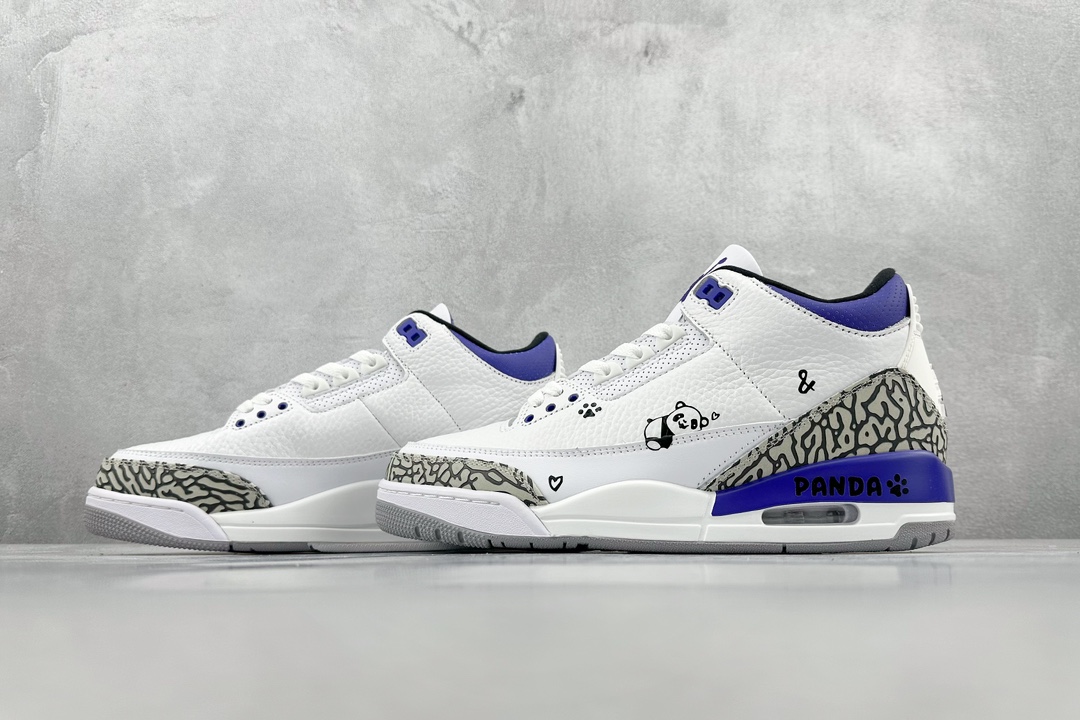 Air Jordan 3 Retro ”慵懒大熊猫” CT8532-105