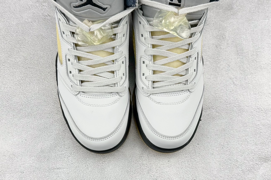 A Ma Maniere x Air Jordan 5 Retro ¡±Photon Dust¡± AJ5 Jordan 5 Light Tooth White Joint Model FZ5758-004