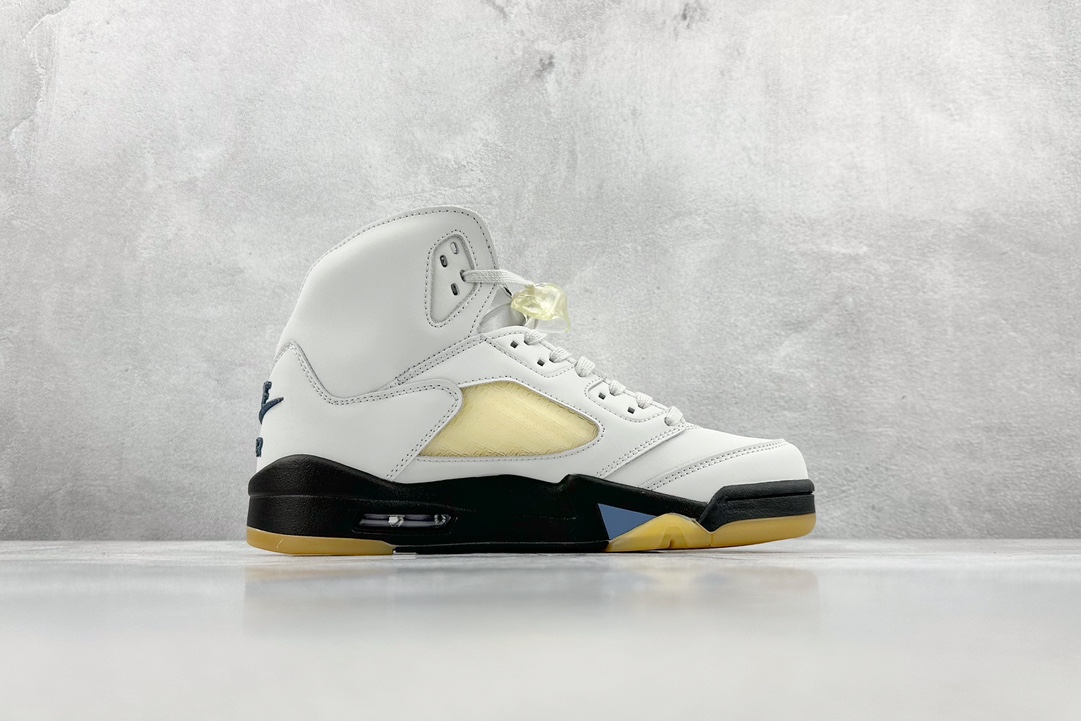 A Ma Maniere x Air Jordan 5 Retro ¡±Photon Dust¡± AJ5 Jordan 5 Light Tooth White Joint Model FZ5758-004