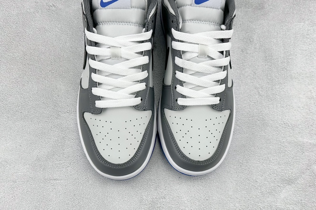 H NIKE SB Dunk Low White Blue Gray FB9109-001