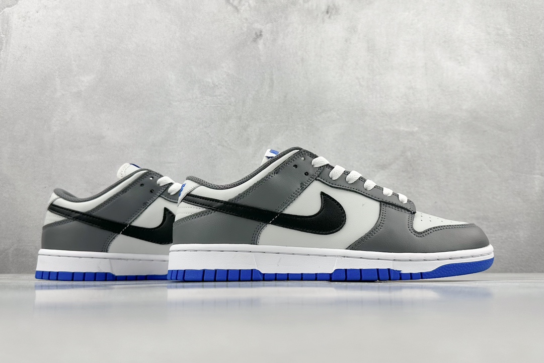 H NIKE SB Dunk Low White Blue Gray FB9109-001