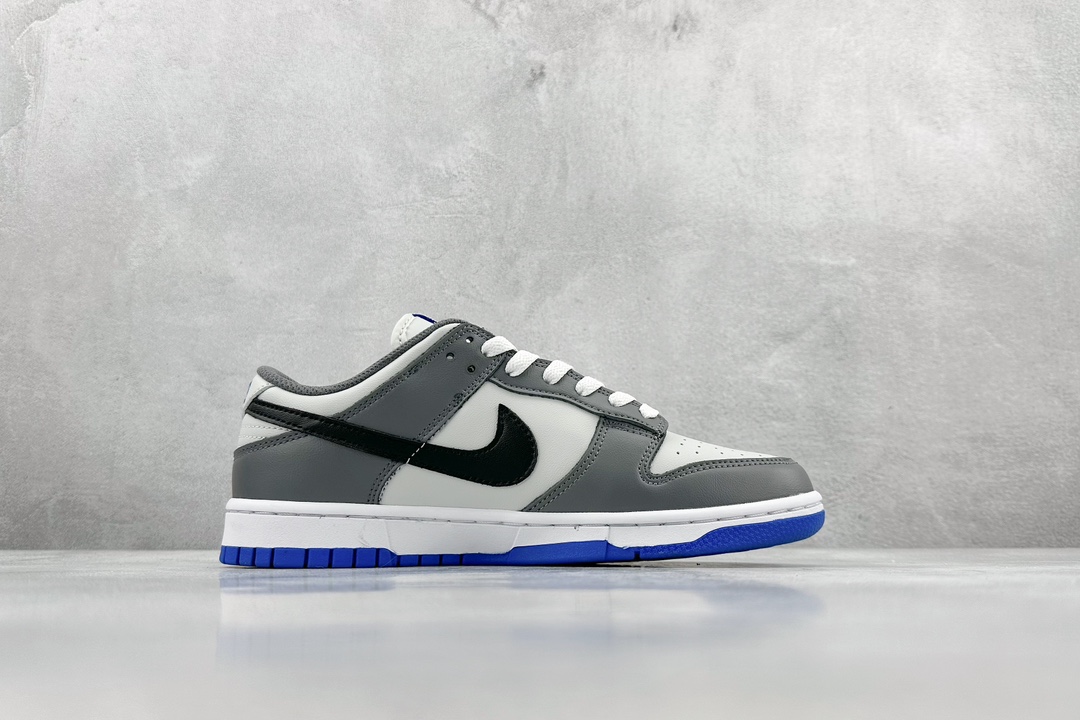 H NIKE SB Dunk Low White Blue Gray FB9109-001