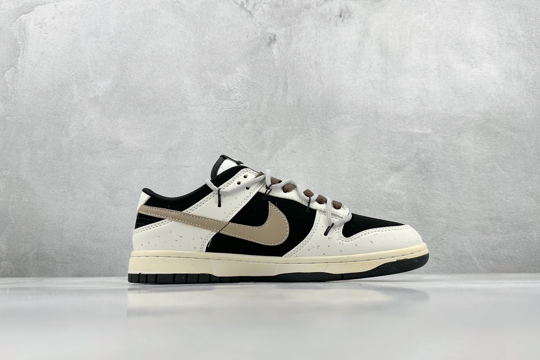 D OW定制 Nike Dunk Low 熊猫恶作剧 DD1391-100