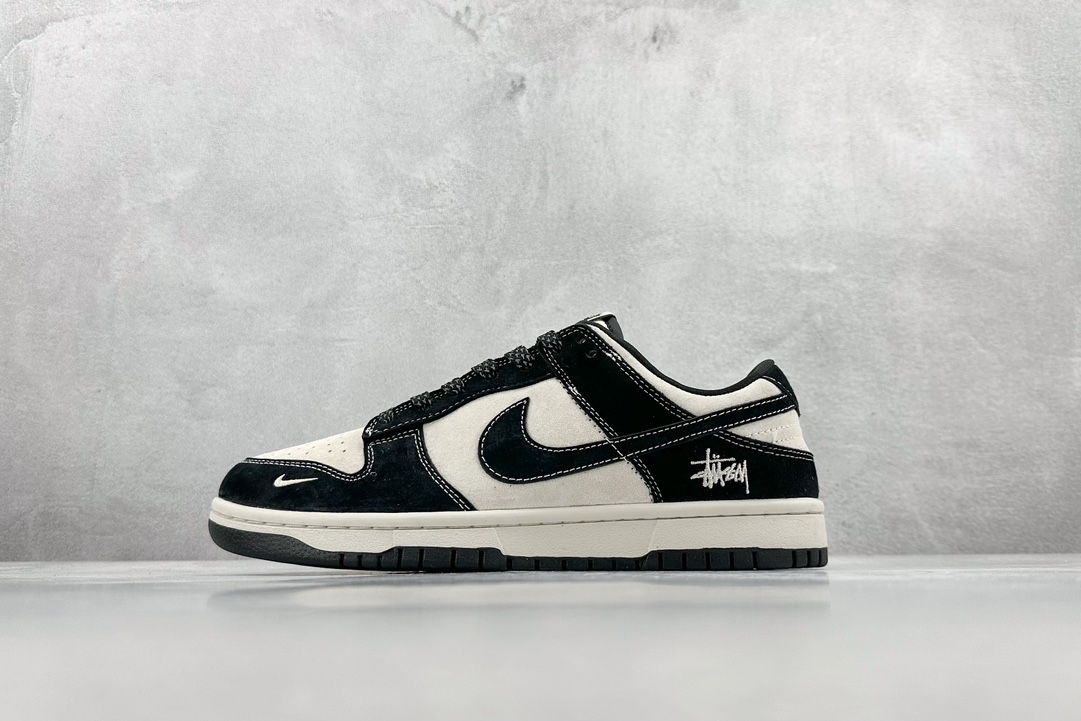 Nike SB Dunk Low “斯图西联名——黑天使” 周年高端定制低帮休闲板鞋 MZ6357-149