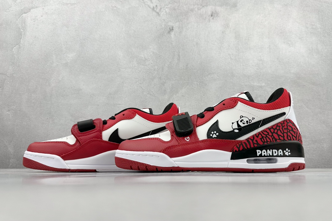 270 Air Jordan Legacy 312 ”慵懒大熊猫”国风特殊手绘/私人定制 CD7069-116