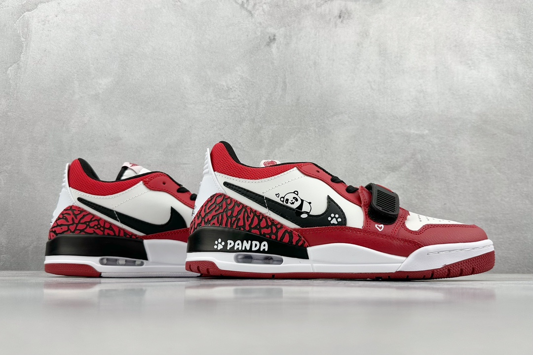 270 Air Jordan Legacy 312 ”慵懒大熊猫”国风特殊手绘/私人定制 CD7069-116