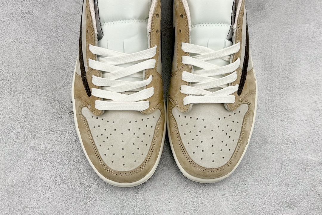Fragment x Travis Scott x Air Jordan 1 Low 三方联名倒钩 DM7866-111