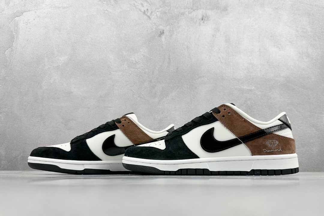 280 Nike Dunk Low 钻石联名 黑棕 FC1688-125