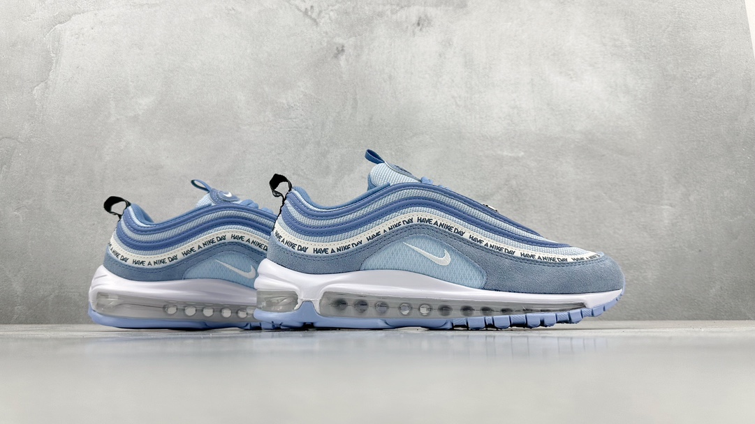 Nike Wmns Air Max 97 Retro Air Cushion All-match Casual Sports Running Shoes BQ9130-400