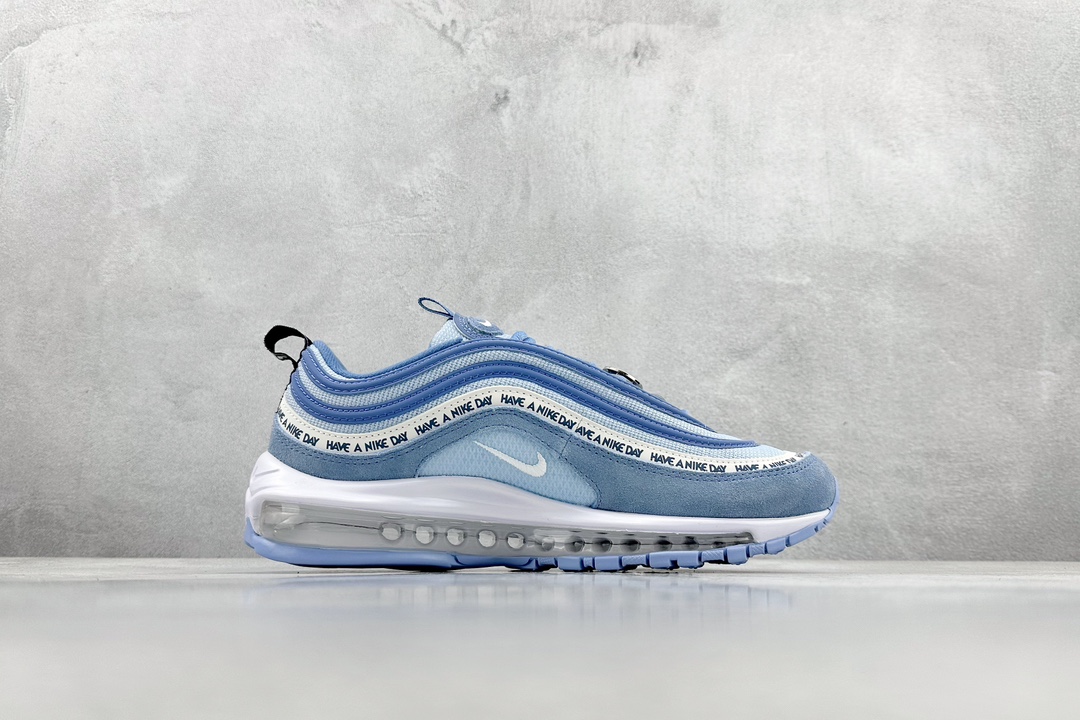 Nike Wmns Air Max 97 Retro Air Cushion All-match Casual Sports Running Shoes BQ9130-400