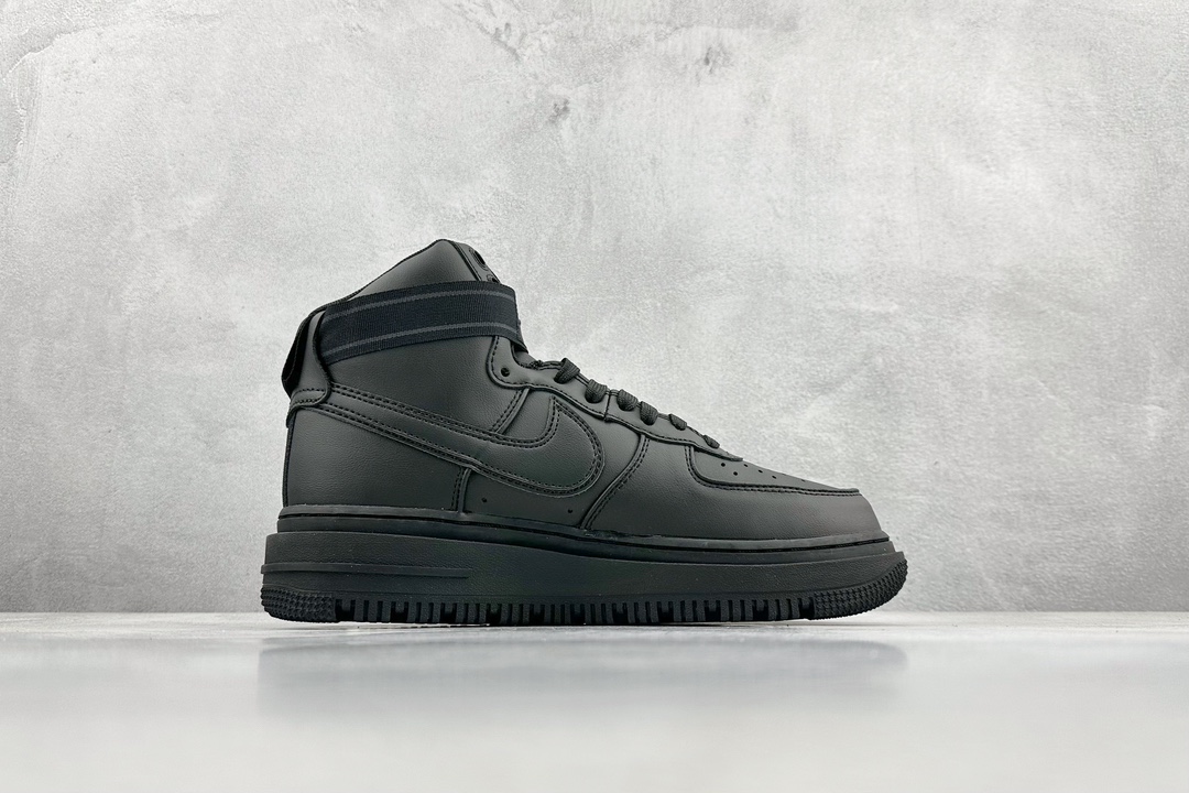 Nike Air Force 1'07 ”Boot” All Black Air Force One Mid-cut Casual Sneakers DA0418-001