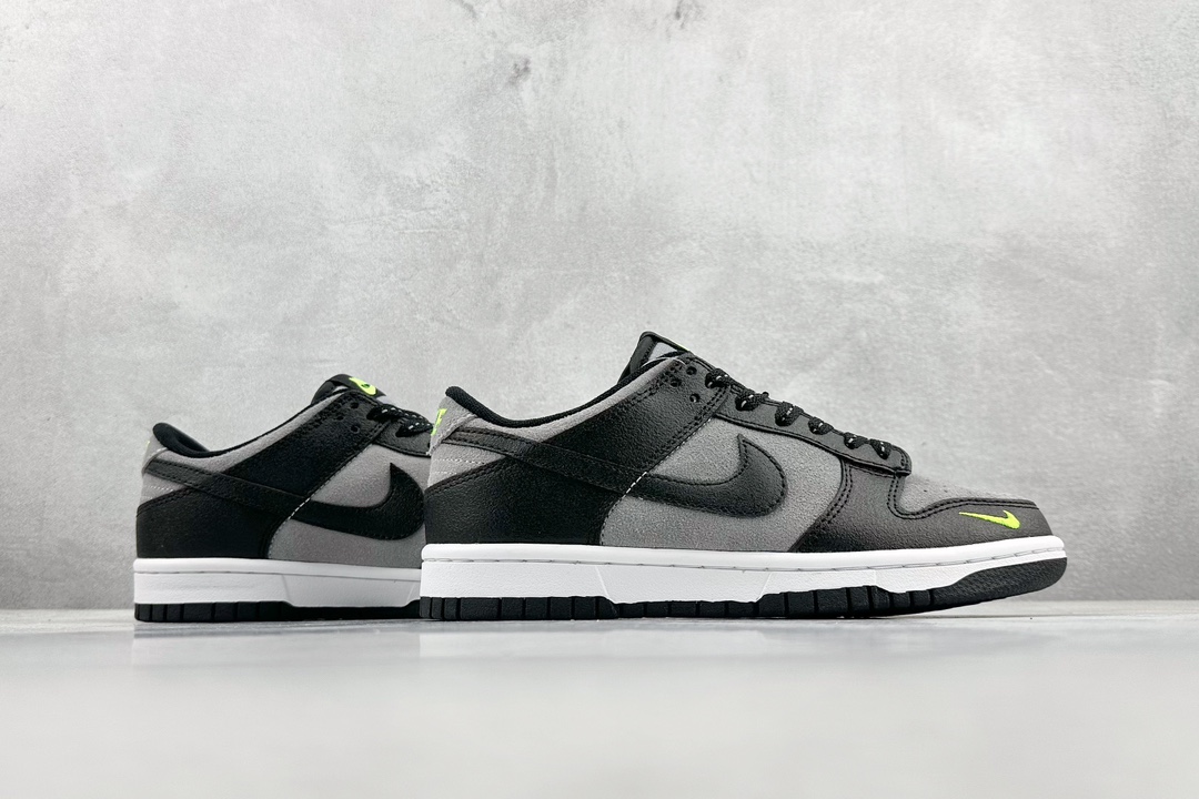 BF Nike Dunk Low Black Gray Green FQ2205-001