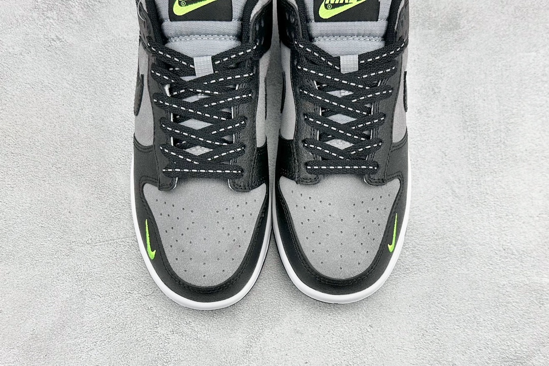 BF Nike Dunk Low Black Gray Green FQ2205-001