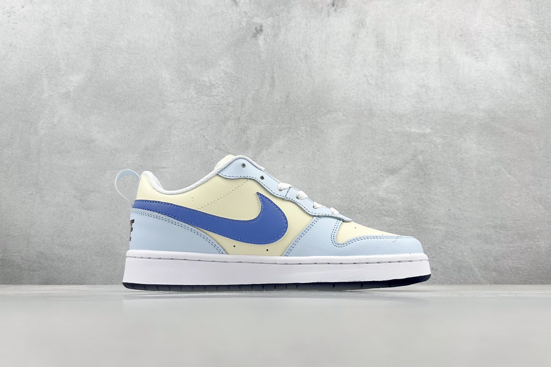 Nike Court Borough Low 2 Beige Blue Low-top All-match Breathable Casual Sports Shoes FV8120-141