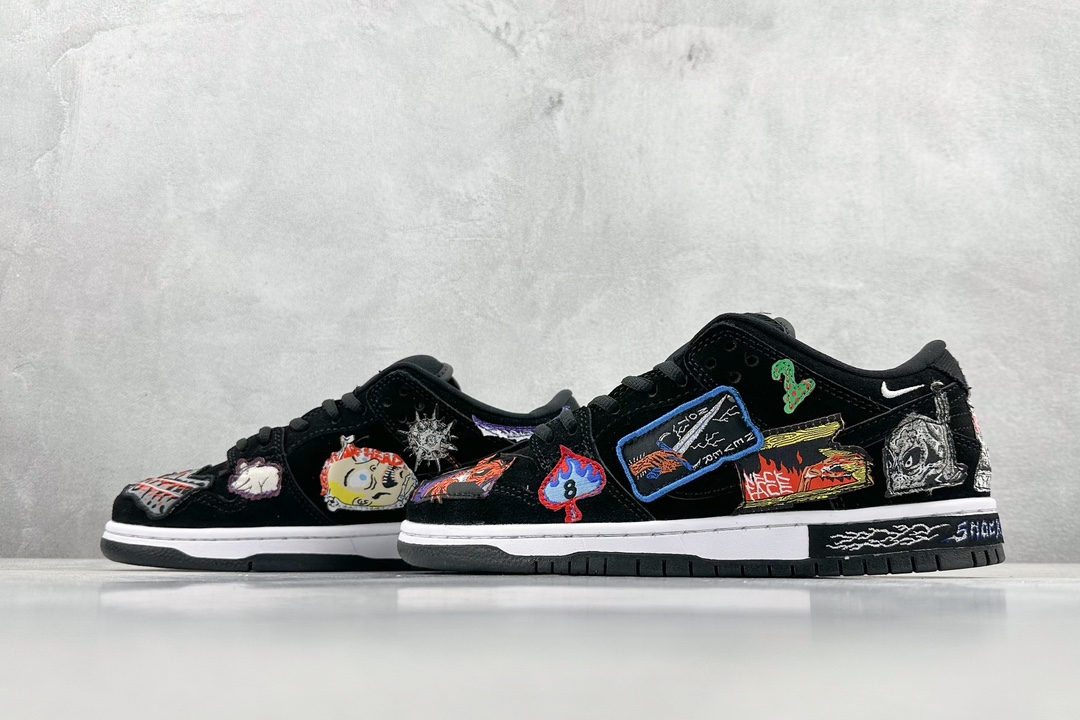 Nike SB Dunk Low SUP Halloween Skateboard Shoes DQ4488-001