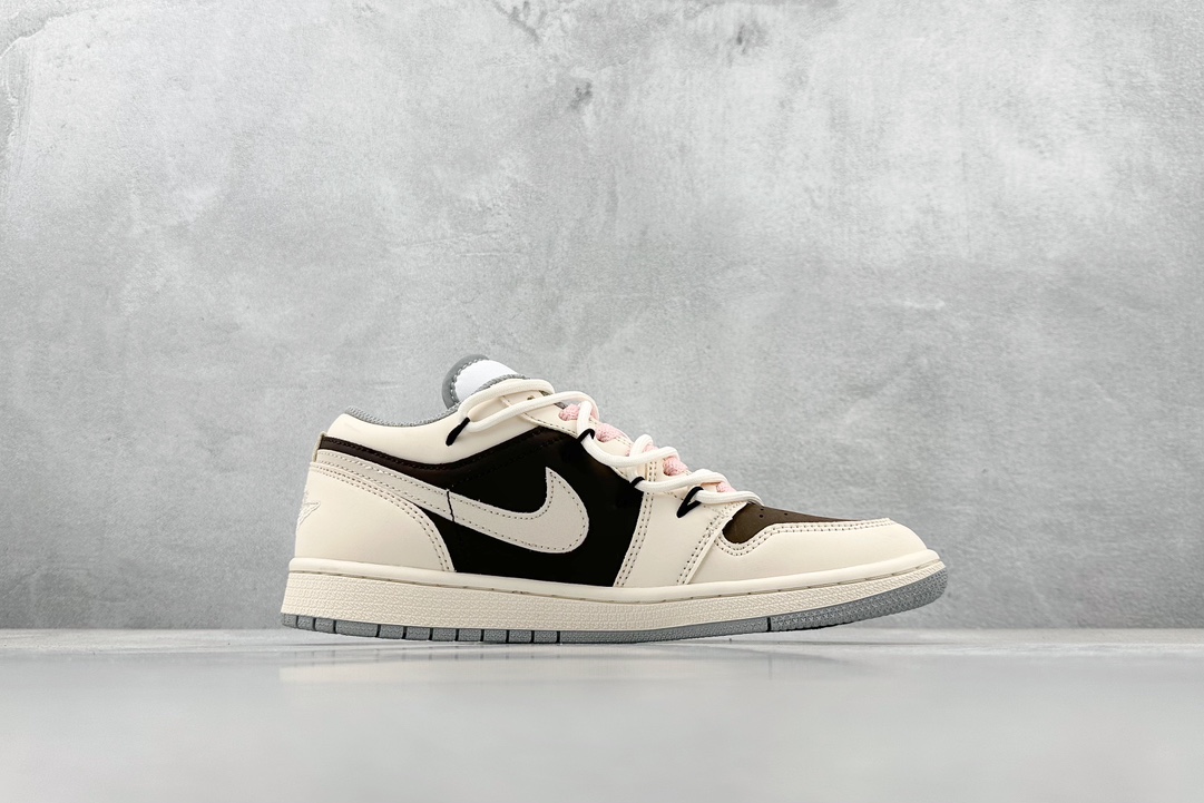 Air Jordan 1 Low strap low-top culture basketball shoes 553558-053