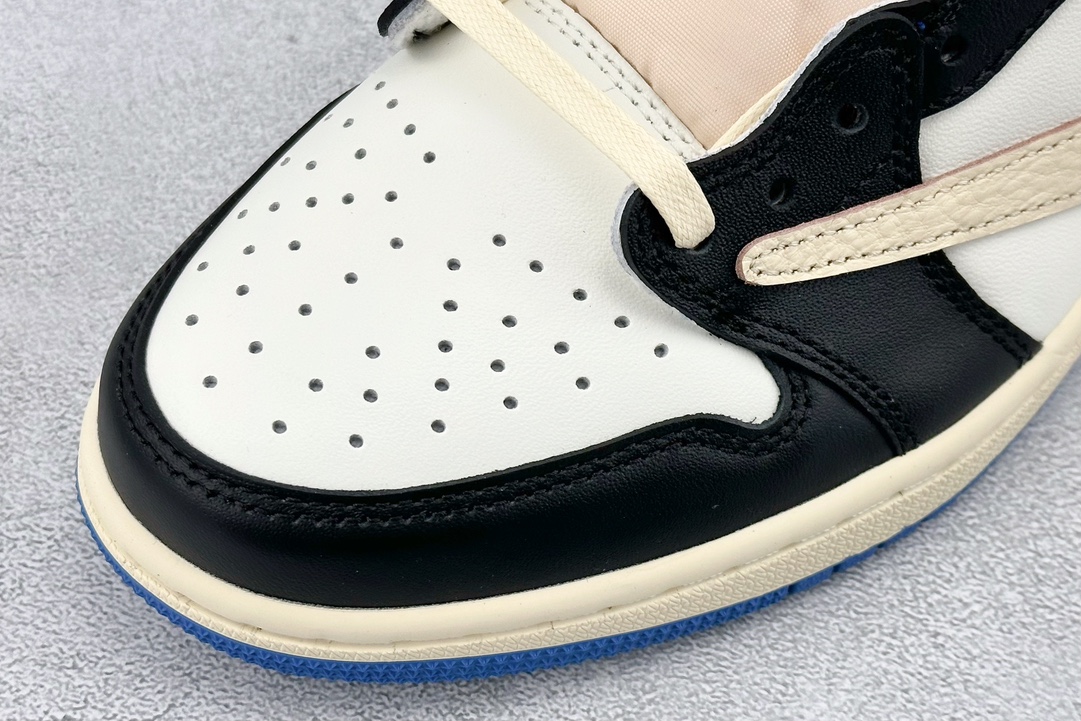 F Travis Scott x Fragment x Air Jordan AJ1 Low OG SP 三方联名闪电倒钩低帮 DM7866-140