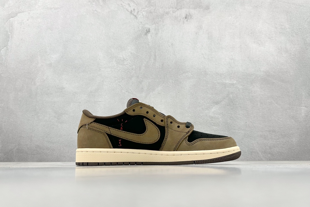 F Travis Scott x Fragment x Air Jordan AJ1 Low OG SP 三方联名闪电倒钩低帮 CQ4277-001