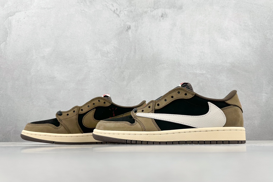 F Travis Scott x Fragment x Air Jordan AJ1 Low OG SP 三方联名闪电倒钩低帮 CQ4277-001