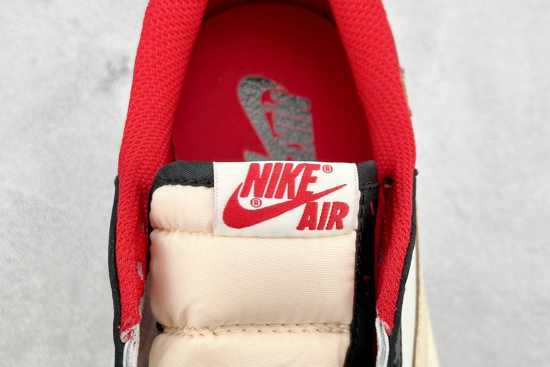 260 F Travis Scott x Fragment x Air Jordan AJ1 Low OG SP 三方联名闪电倒钩低帮  DM7866-166
