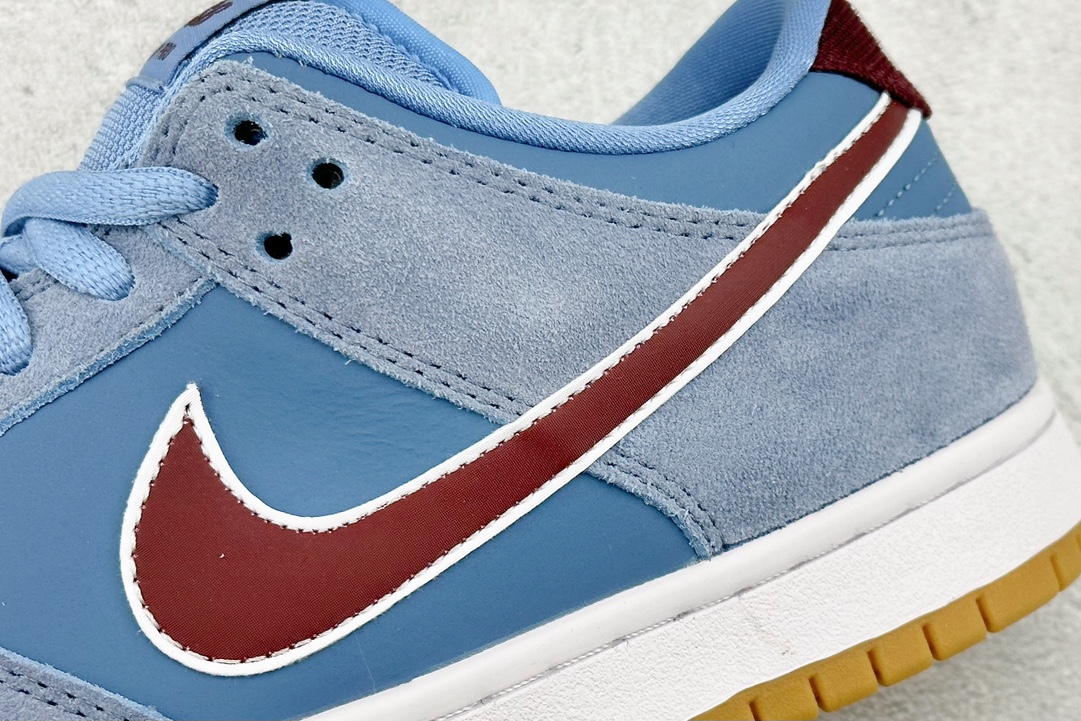 D NIKE SB Dunk Low PRM Blue Phillies Bubble Gum DQ4040-400