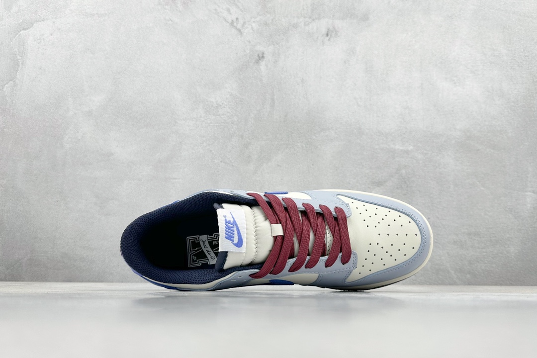 BF Nike Dunk Low Beige Blue Casual Shoes FV8113-141