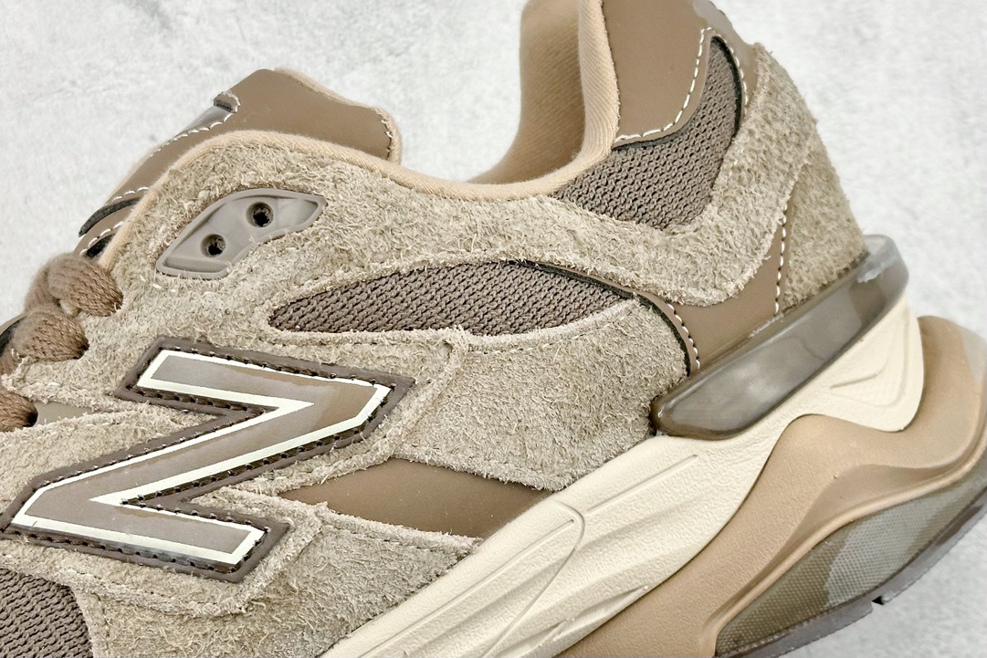 New Balance 9060”Mushroom“系列复古百搭老爹风跑步鞋“蘑菇棕做旧”U9060PB