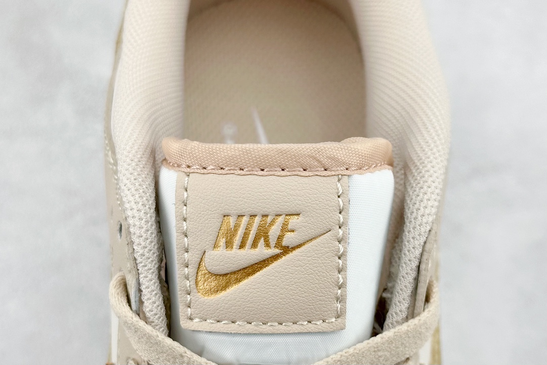 BF Nike Dunk Low ”Gold Swoosh” Milk Tea Gold Hook DX5930-001