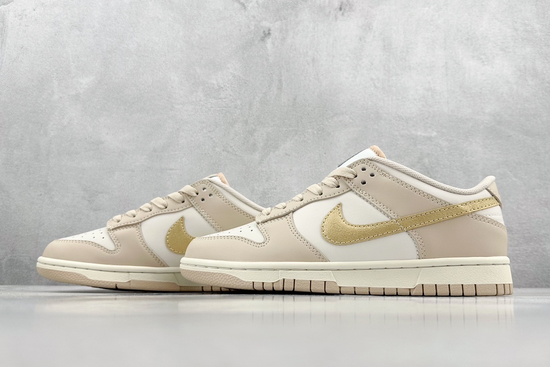 BF Nike Dunk Low ”Gold Swoosh” Milk Tea Gold Hook DX5930-001