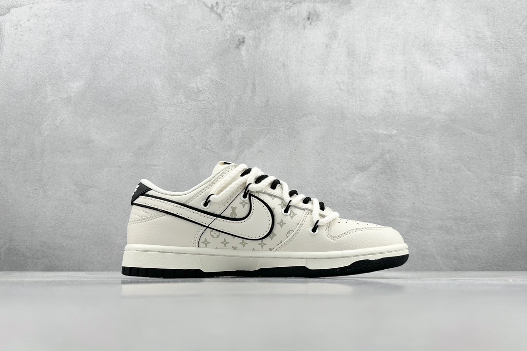 Nike SB Dunk Low LV联名-黑暴力熊 周年高端定制 低帮休闲板鞋 FC1688-135