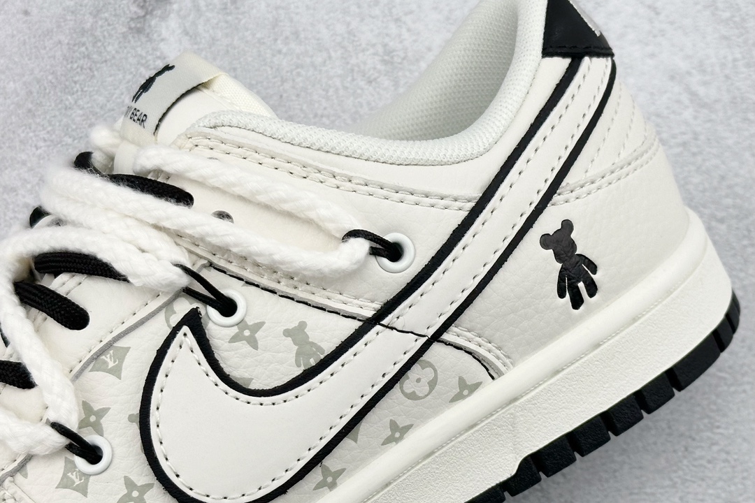 Nike SB Dunk Low LV联名-黑暴力熊 周年高端定制 低帮休闲板鞋 FC1688-135