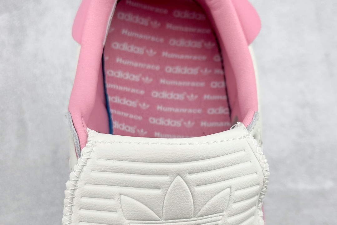 YH Adidas Originals Samba Humanrace Samba Classic Sneakers ”White and Powder Long Tongue” ID3127