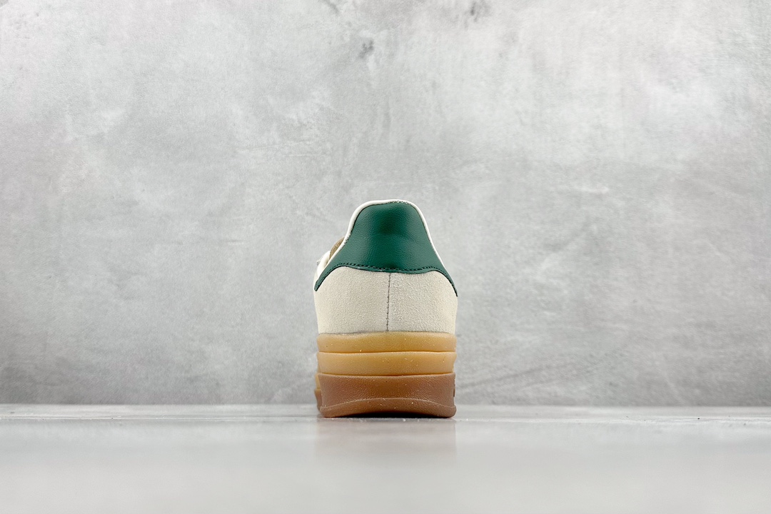 Adidas Originals Gazelle Bold clover thick sole casual non-slip wear-resistant low-top sneakers ID7056