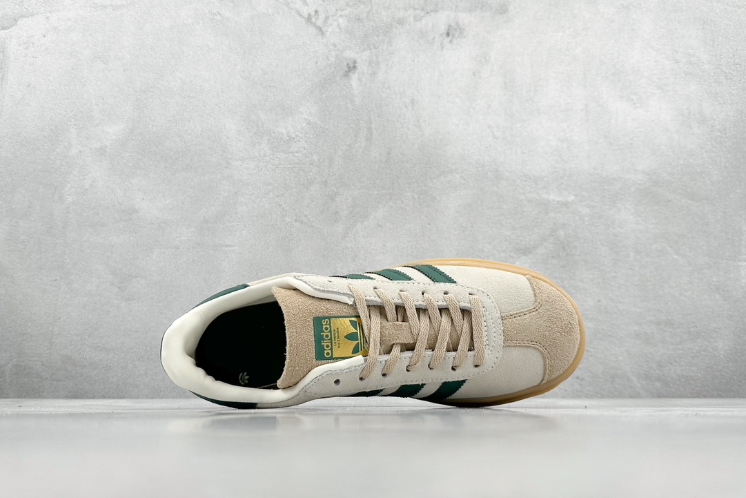 Adidas Originals Gazelle Bold clover thick sole casual non-slip wear-resistant low-top sneakers ID7056