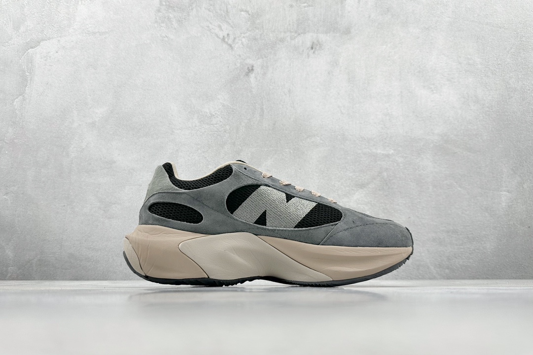 New Balance Warped Runner black, brown and gray low-top retro daddy style casual sports jogging shoes UWRPDCST