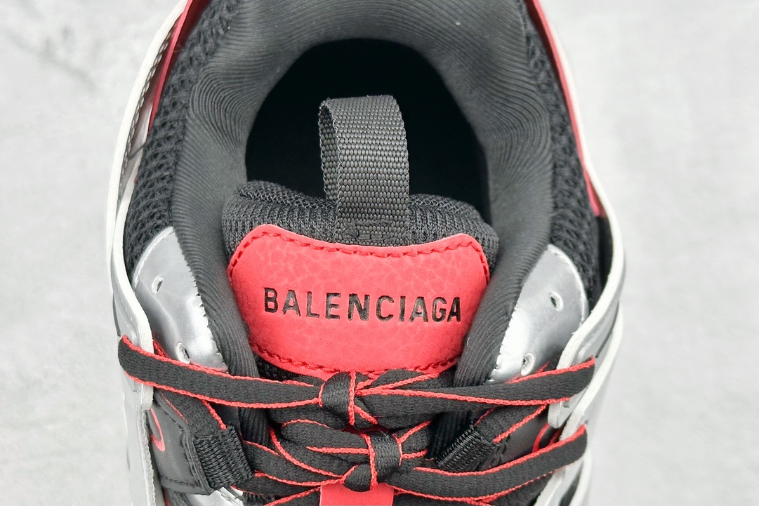 420 VG Balenciaga Sneaker Tess s.Gomma 黑银红 巴黎3.0 三代户外网面概念鞋