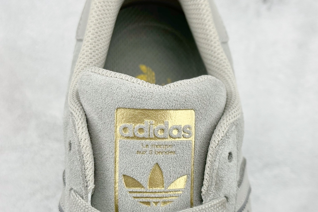 Adidas Originals Superstar classic shell head casual sneakers cool gray FY2321