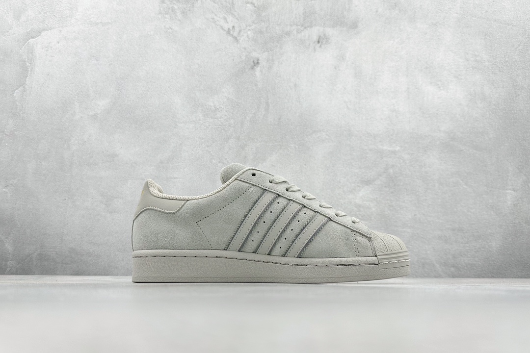 Adidas Originals Superstar classic shell head casual sneakers cool gray FY2321