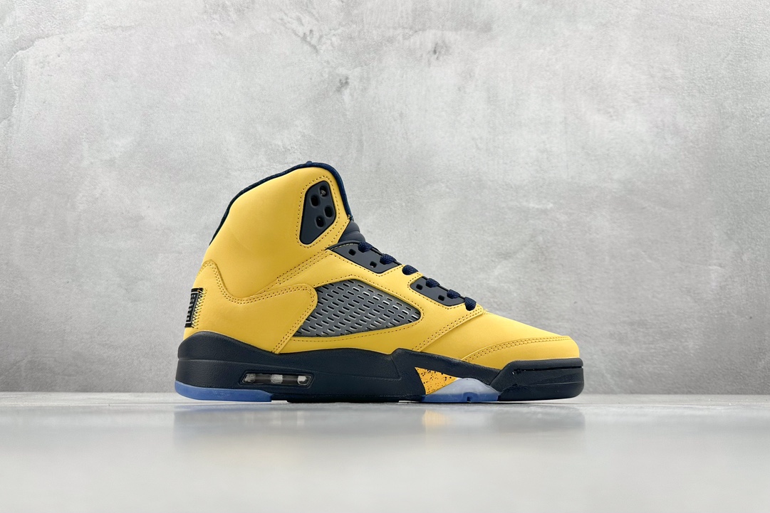 Kw Air Jordan AJ5 Retro Michigan Yellow CQ9541-704