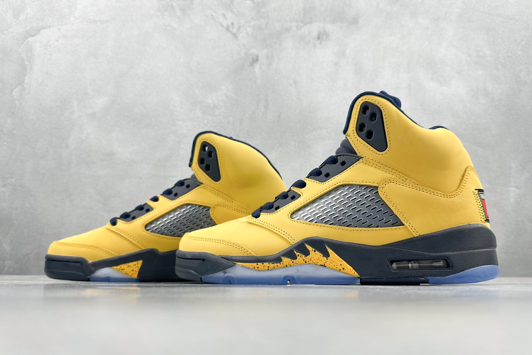 Kw Air Jordan AJ5 Retro Michigan Yellow CQ9541-704