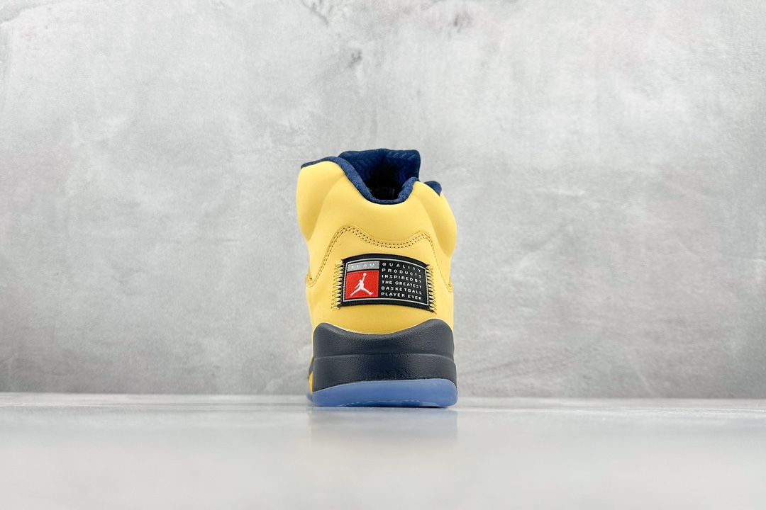 Kw Air Jordan AJ5 Retro Michigan Yellow CQ9541-704