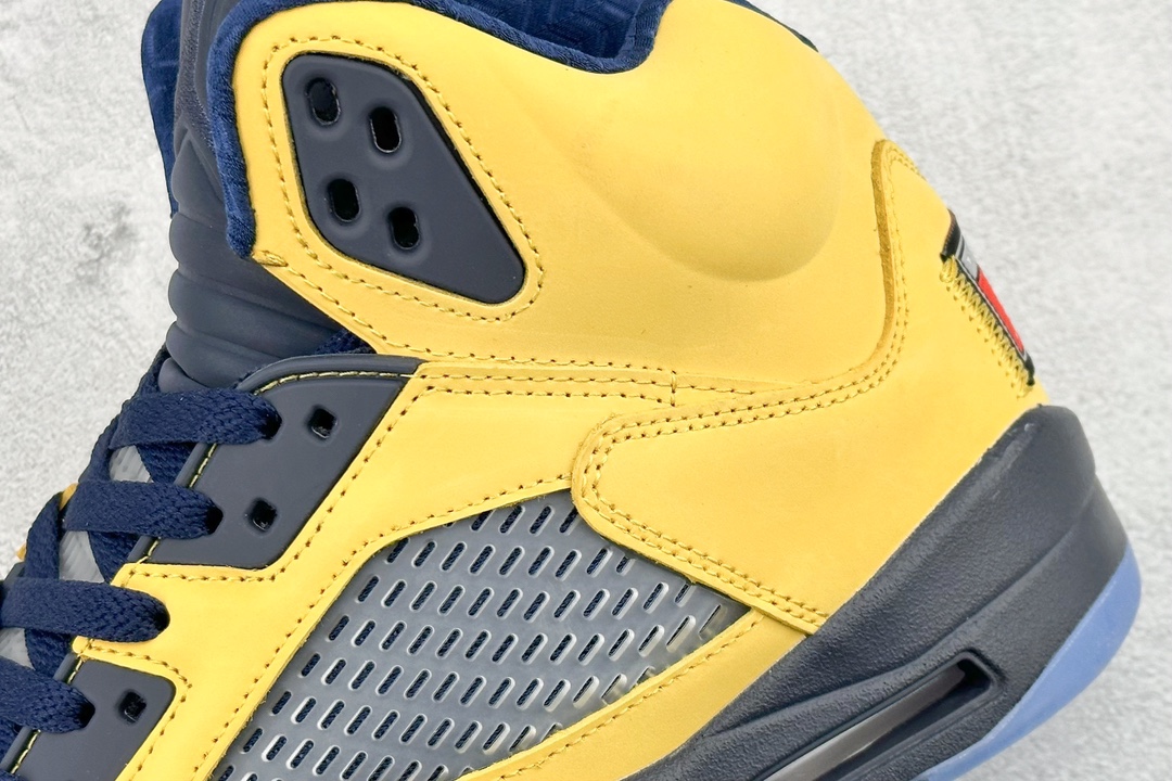 Kw Air Jordan AJ5 Retro Michigan Yellow CQ9541-704