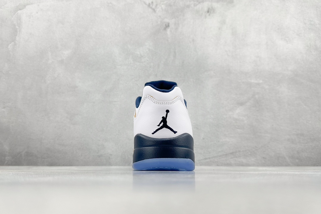 Kw Air Jordan AJ5 Retro White Blue 819171-135