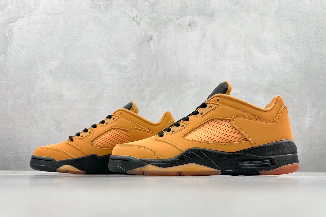 Kw Air Jordan AJ5 Retro Wheat Yellow DA8016-700