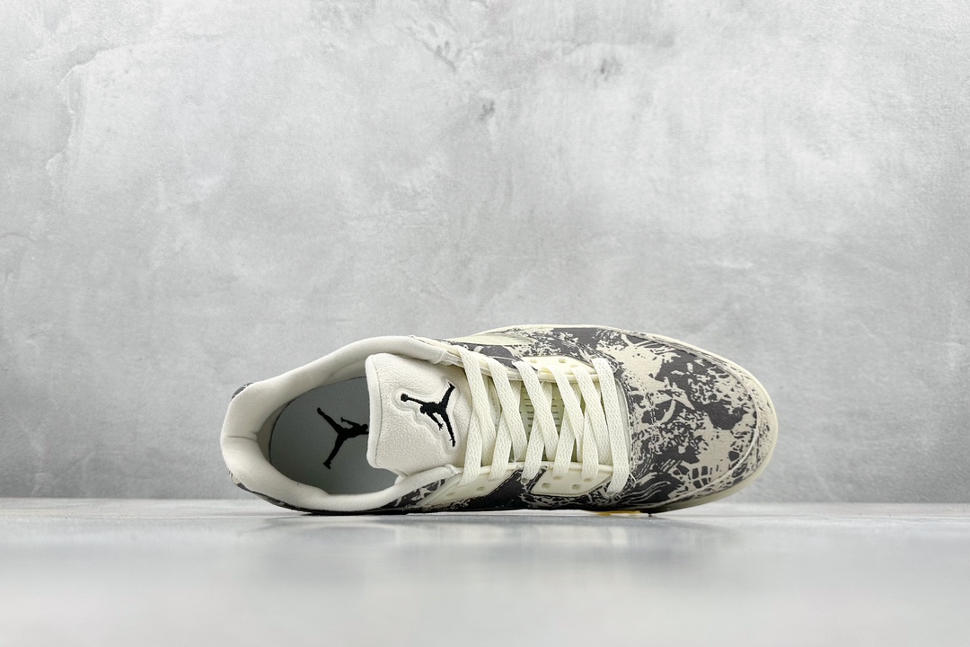 Kw Air Jordan AJ5 Retro 米白涂鸦 DA8016-100