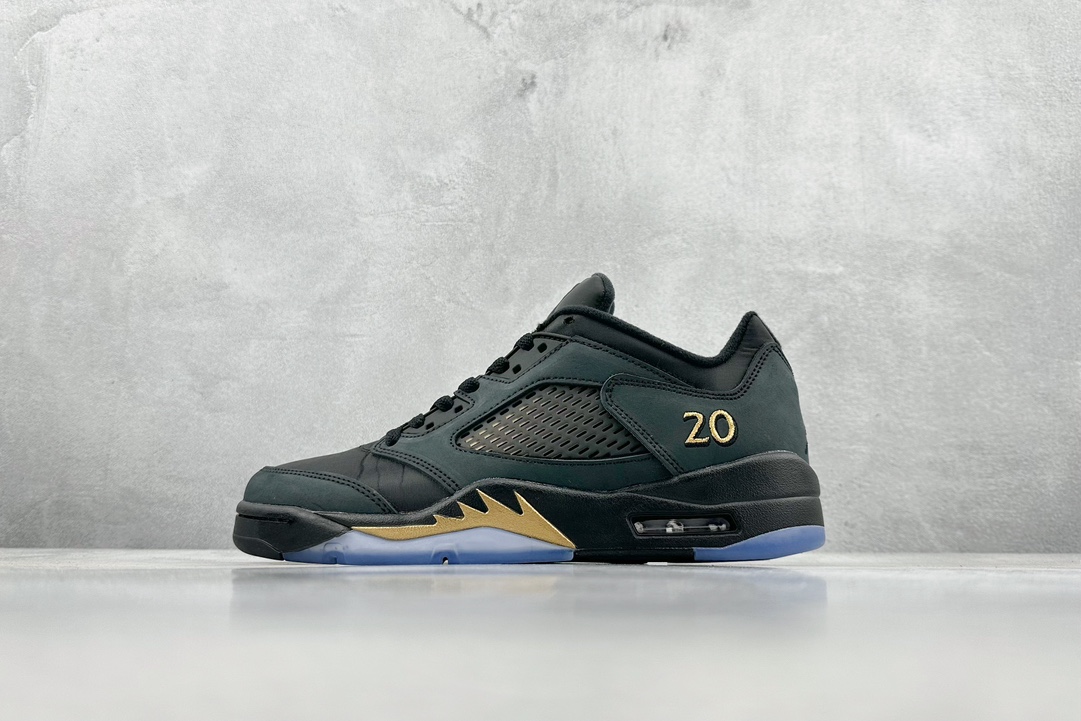 260 Kw Air Jordan AJ5 Retro 黑金 DJ1094-001