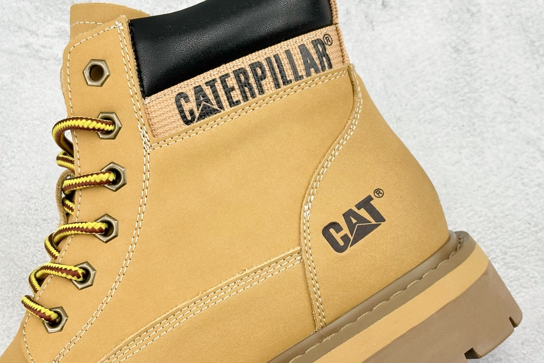 S pure original CAT Carter outdoor workwear light bottom mid-cut leisure yellow boots series