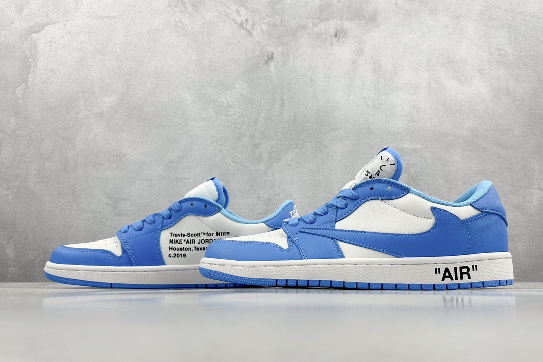 YH Travis Scott x Fragment x Air Jordan 1 Low TS联名倒勾低帮板鞋 DM7866-180