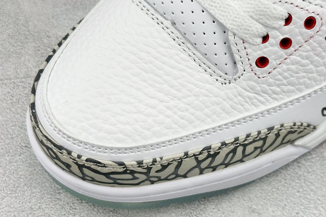 270 Air Jordan 3 Retro ”慵懒大熊猫”国风特殊手绘/私人定制 923096-101